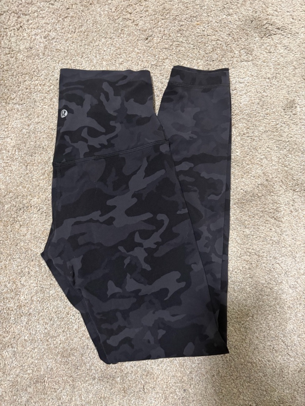 Lululemon align High-Rise Black Camo Leggings